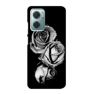 Чохол з картинкою (Стильні) Сяоми Редмі Ноут 11Е - (AlphaPrint) (Чорна троянда)