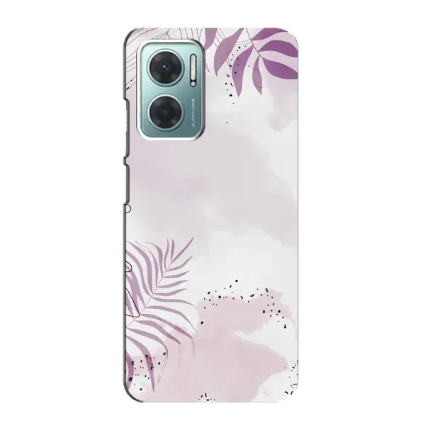 Чехол с принтом «Фиолетовые листья» для Xiaomi Redmi Note 11E