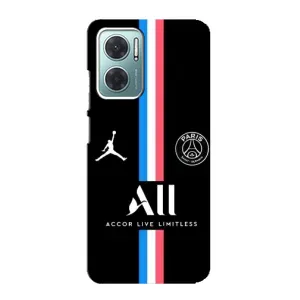 Чохли PSG для Xiaomi Redmi Note 11E (AlphaPrint) (футболка ПСЖ)