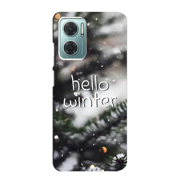 Чохол з принтом «Hello winter» для Xiaomi Redmi Note 11E