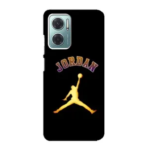 Чехлы для Xiaomi Redmi Note 11E - с картинкой JORDAN (AlphaPrint) (Jordan Gold)