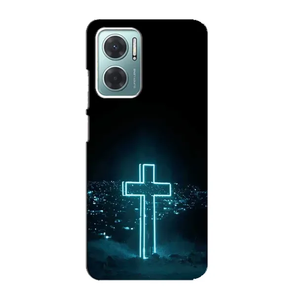 Чехол с принтом «Крест и город» для Xiaomi Redmi Note 11E