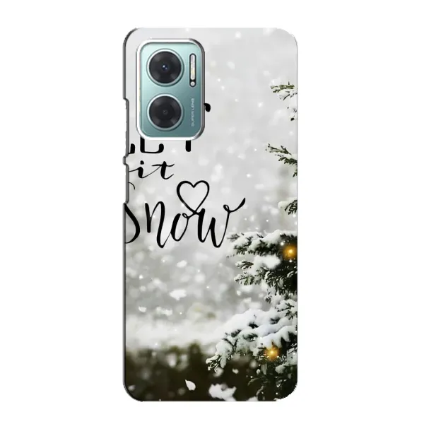 Чохол з принтом «Let it snow» для Xiaomi Redmi Note 11E