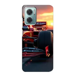 Чехол Формула1 на Xiaomi Redmi Note 11E (Макларен на закате)