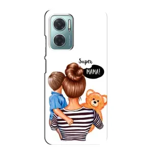 Чохол з друком для Xiaomi Redmi Note 11E - (Мама з дитинкою) (AlphaPrint) (Мама з синочком)