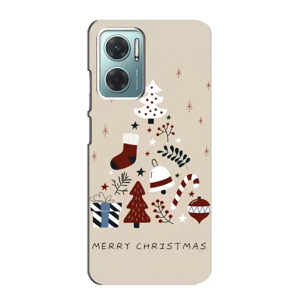 Чохол з принтом «Merry Christmas» для Xiaomi Redmi Note 11E