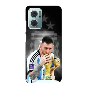 Чехлы для Xiaomi Redmi Note 11E (Leo чемпион) (AlphaPrint) (Месси Чемпион)
