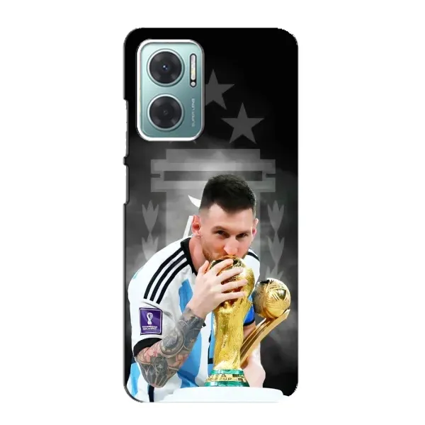 Чехол с принтом «Месси Чемпион» для Xiaomi Redmi Note 11E