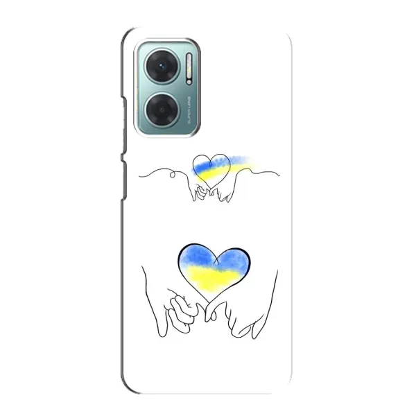 Чохол з принтом «Мир Україні» для Xiaomi Redmi Note 11E
