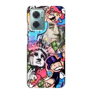 Чохли з крутими принтами для Xiaomi Redmi Note 11E - (PREMIUMPrint) (Monopoly man)