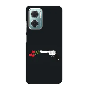 Чехлы (ART) Цветы на Xiaomi Redmi Note 11E (VPrint) (Неочікувані квіти)