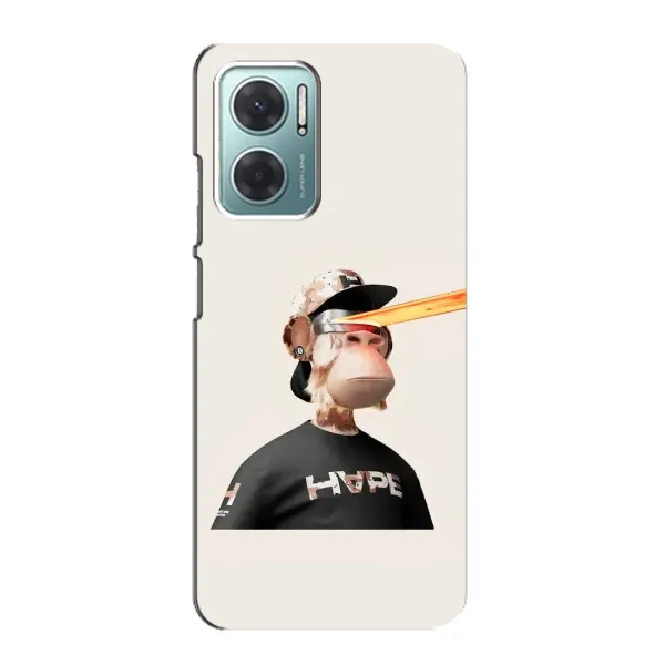 Чехол с принтом «обезьяна NFT в очках» для Xiaomi Redmi Note 11E