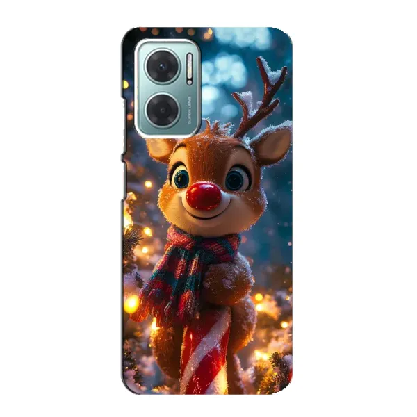Чохол з принтом «Олень з шарфом» для Xiaomi Redmi Note 11E Чохол з принтом «Олень з шарфом» для Xiaomi Redmi Note 11E
