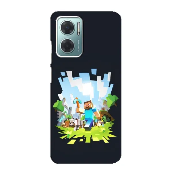Чехол с принтом «персонажи Minecraft» для Xiaomi Redmi Note 11E