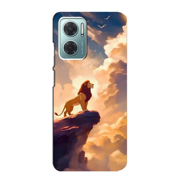 Чохол з принтом «Сімба на скелі» для Xiaomi Redmi Note 11E