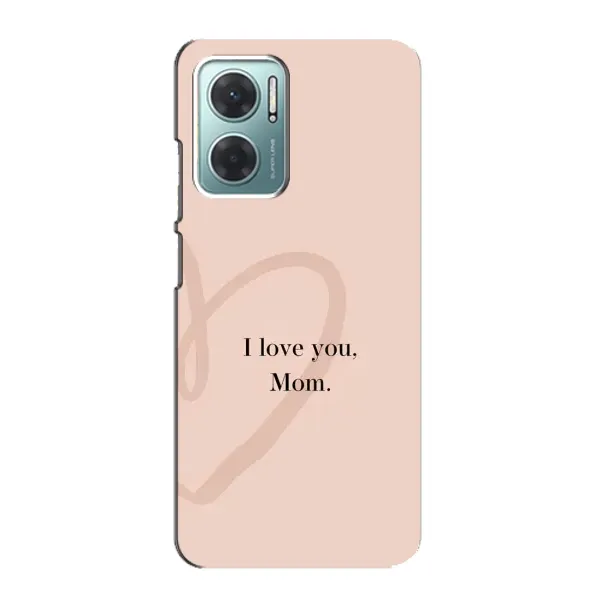 Чохол з принтом «Серце мамі» для Xiaomi Redmi Note 11E