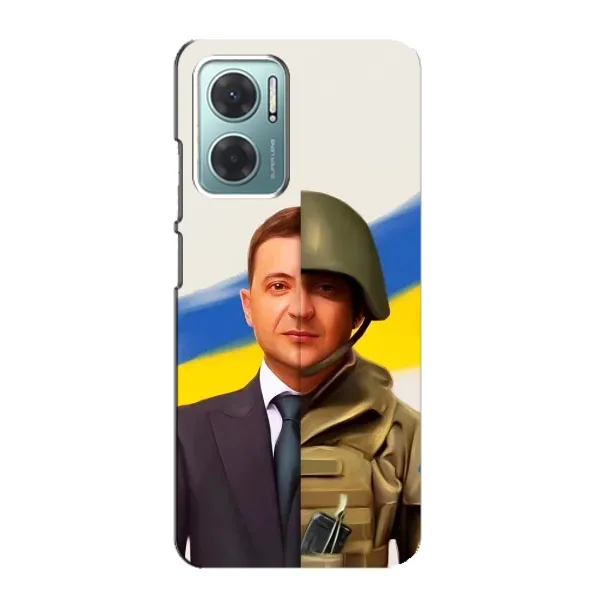 Чохол з принтом «Зеленский солдат» для Xiaomi Redmi Note 11E