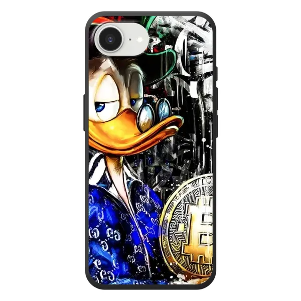 Чехол с принтом «Биткойн Скрудж» для iPhone 17e