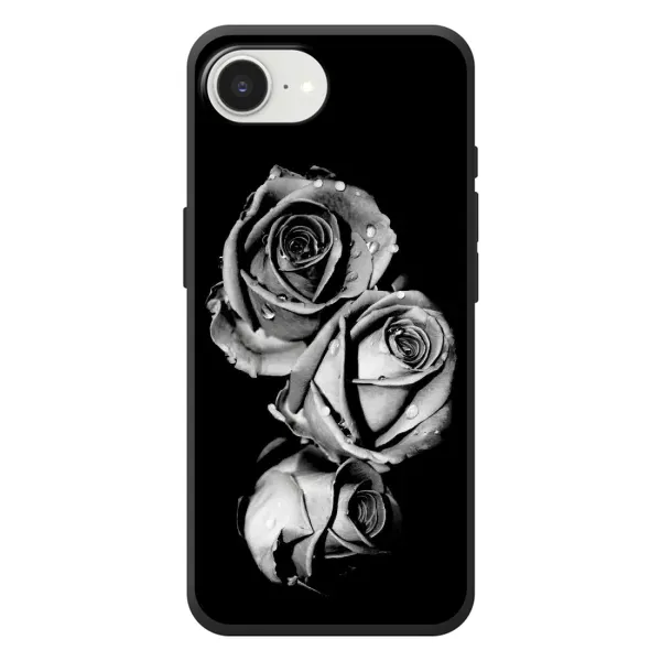 Чохол з принтом «Чорна троянда» для iPhone 17e