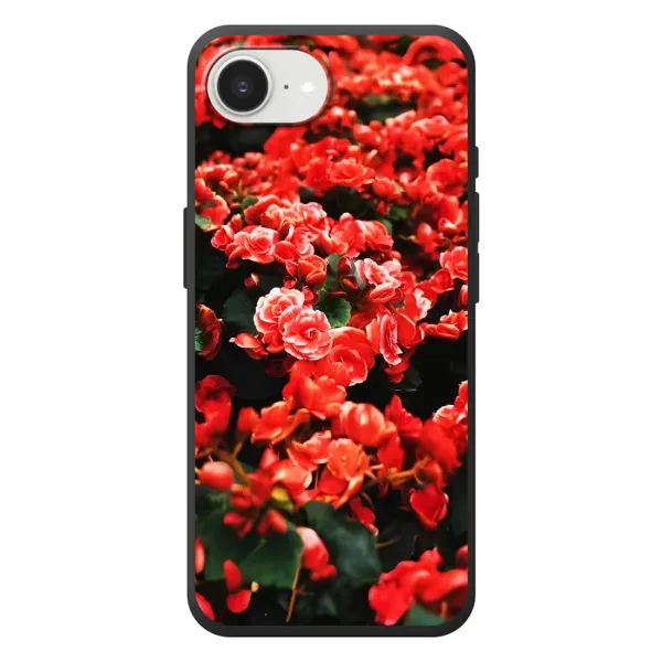 Чохол з принтом «Квіти червоні» для iPhone 17e Чохол з принтом «Квіти червоні» для iPhone 17e