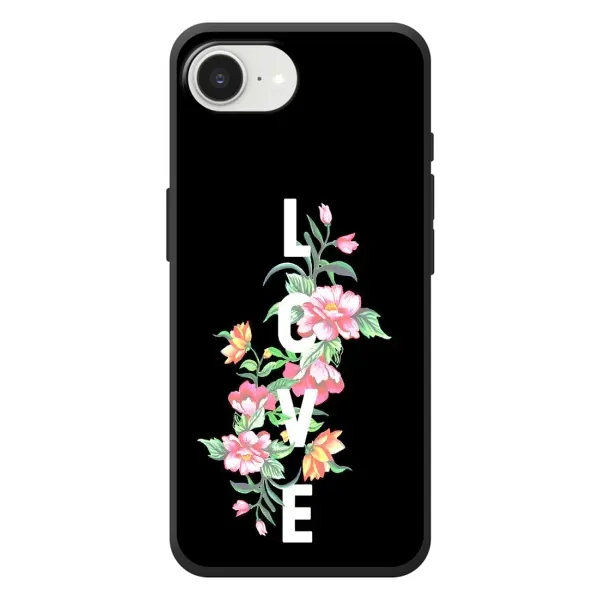 Чохол з принтом «Квіти LOVE» для iPhone 17e