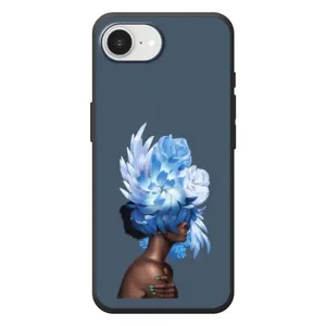 Чехлы (ART) Цветы на Apple 17e (VPrint) (Квіти на голові)