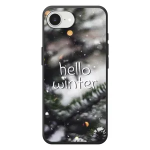 Новогодние, Праздничные Чехлы для Apple 17e - 2024 год (Hello winter)