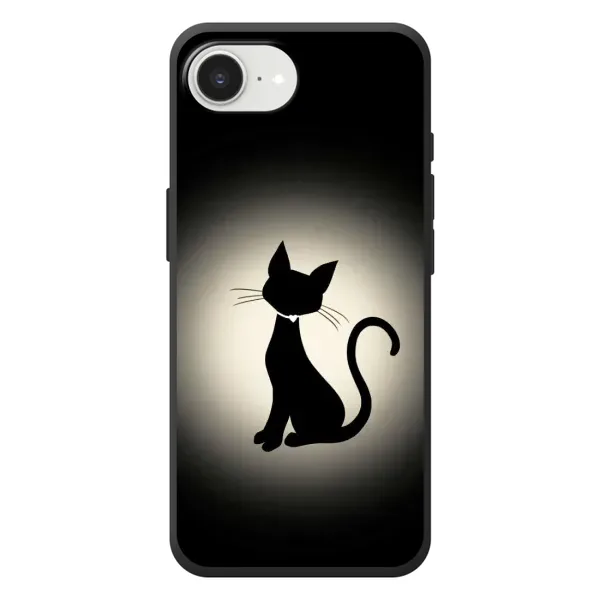 Чохол з принтом «Силует котика» для iPhone 17e