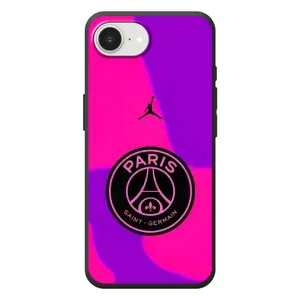 Чохли PSG для Apple 17e (AlphaPrint) (яскравий ПСЖ)