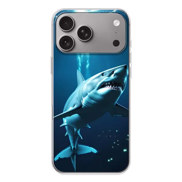 Чохол з принтом «Акула під водою» для Apple iPhone 18 Pro Max