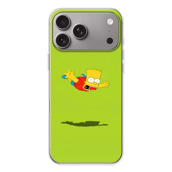 Чохол з принтом «Барт Сімпсон» для Apple iPhone 18 Pro Max