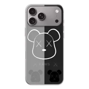 Чохли для Apple iPhone 18 Pro Max - Bearbrick Louis Vuitton (PREMIUMPrint) (БеарБрік очі)
