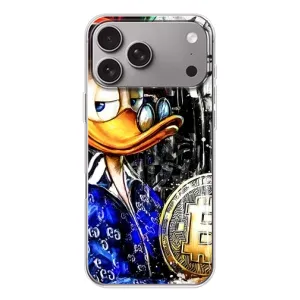 Чехли для Епл Айфон 18 Про Макс - Scrooge MagDag (PREMIUMPrint) (Біткойн Скрудж)
