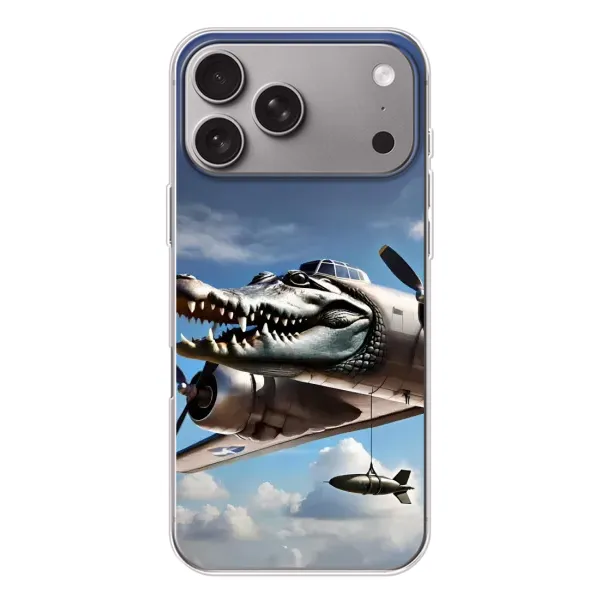 Чохол з принтом «Бомбардіро крокоділо» для Apple iPhone 18 Pro Max