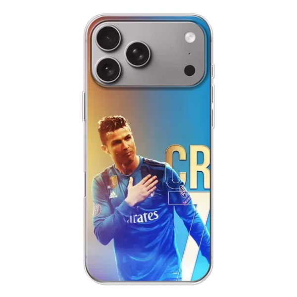 Чохол з принтом «CR7 Real» для Apple iPhone 18 Pro Max Чохол з принтом «CR7 Real» для Apple iPhone 18 Pro Max