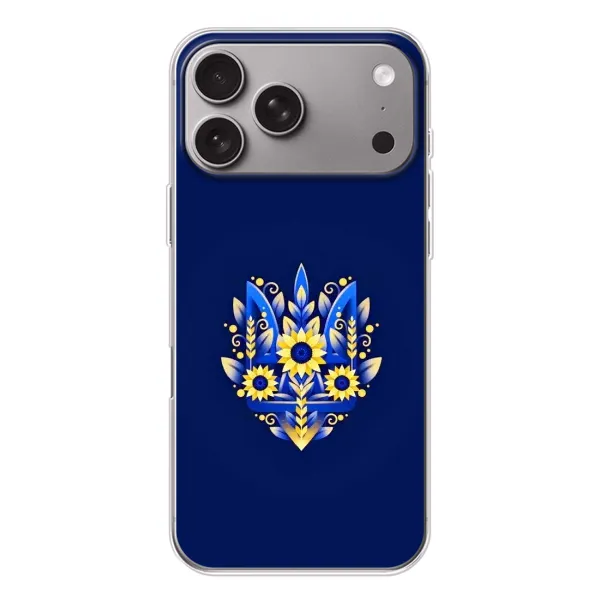 Чехол с принтом «Цветочный Герб» для Apple iPhone 18 Pro Max