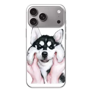 Чохли з собаками для Apple iPhone 18 Pro Max (VPrint) (Радісний Хаскі)