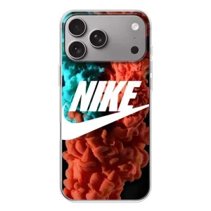 Чехол для Apple iPhone 18 Pro Max - с принтом Найк (AlphaPrint) (Дымчатый найк)