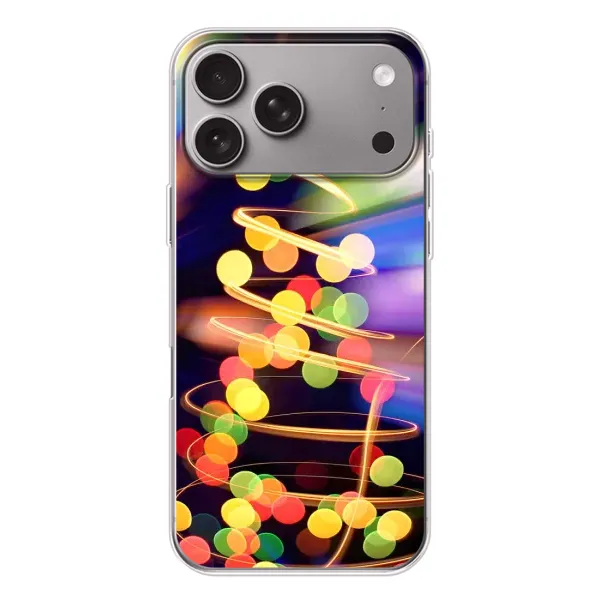 Чохол з принтом «Ялинка в огоньках» для Apple iPhone 18 Pro Max