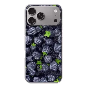 Чохли з фруктами для Apple iPhone 18 Pro Max (VPrint) (Ожина)