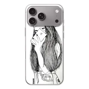 Чохол з друком для Apple iPhone 18 Pro Max - (Мода) (AlphaPrint) (Фото дівчини)