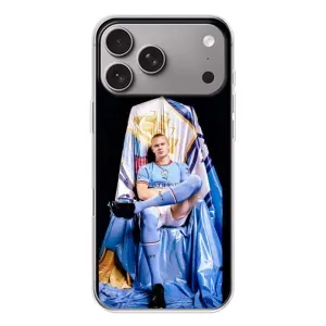 Чохли з футболістом Ерлінг Холанд для Apple iPhone 18 Pro Max (AlphaPrint) (футболіст Холанн)