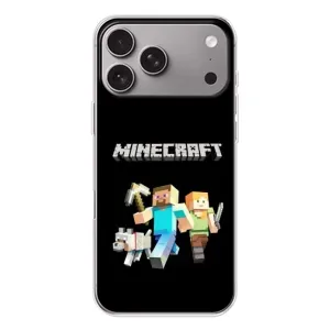 Чохол Майнкрафт на Apple iPhone 18 Pro Max (AlphaPrint) Minecraft (герої Minecraft)