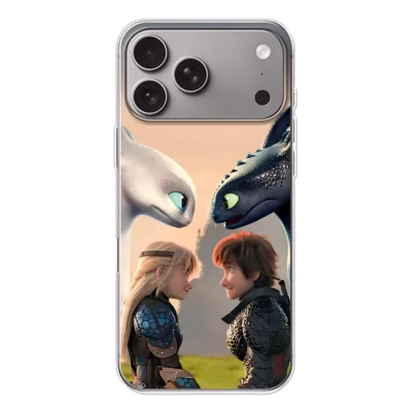 Чохол з принтом «Гикавка і Астрід» для Apple iPhone 18 Pro Max Чохол з принтом «Гикавка і Астрід» для Apple iPhone 18 Pro Max