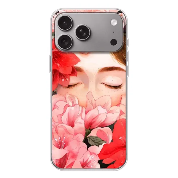 Чехол с принтом «Глаза в цветах» для Apple iPhone 18 Pro Max