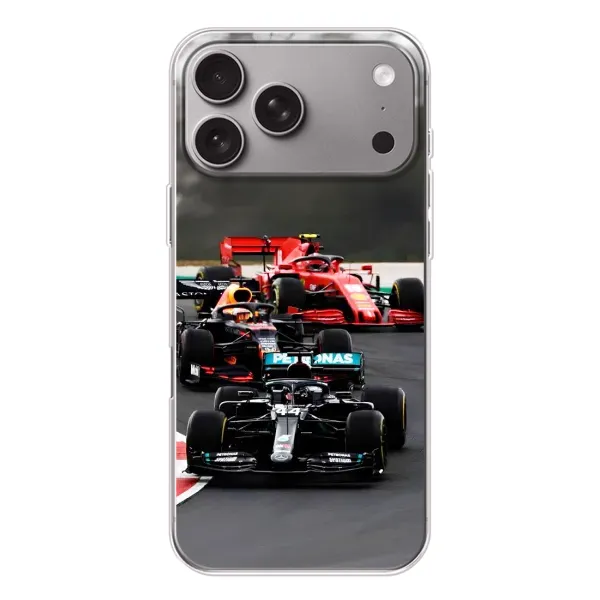 Чохол з принтом «Гонка Формула 1» для Apple iPhone 18 Pro Max