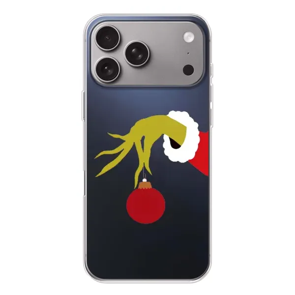 Чохол з принтом «Грінч з іграшкою» для Apple iPhone 18 Pro Max