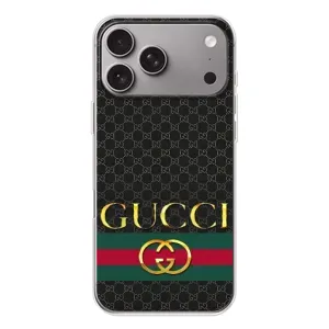 Чехлы ГУЧЧИ для Эппл Айфон 18 Про Макс (AlphaPrint) (Gucci оригинал)