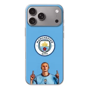 Чохли з футболістом Ерлінг Холанд для Apple iPhone 18 Pro Max (AlphaPrint) (Холанд Манчестер Сіті)