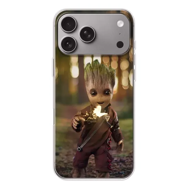 Чохол з принтом «I am Groot» для Apple iPhone 18 Pro Max